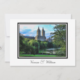 Invitation de mariage au lac de Central Park, San