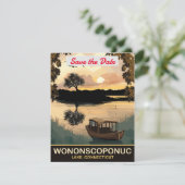 Invitation de mariage au lac Wononscopomuc Connect (Debout devant)
