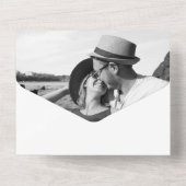 Invitation de mariage au superbe hibiscus tropical (Verso)