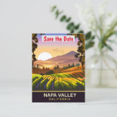 Invitation de mariage au vignoble de la vallée de (Debout devant)