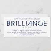 Invitation de mariage avec carte d'embarquement po (Dos)