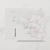 Invitation de mariage avec code QR pour sauver la  (Devant / Derrière)