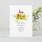 Invitation de mariage avec dégustation de vin aux  (Debout devant)