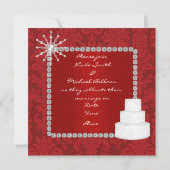 Invitation de mariage avec FLCON DE CRISTAL (Dos)