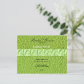 Invitation de mariage avec impression d'animal sau (Debout devant)