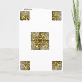 Invitation de mariage avec menu de réception Blanc (Dos)