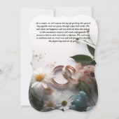 Invitation de mariage avec style et élégance (Dos)