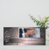 Invitation de mariage Azure (Debout devant)