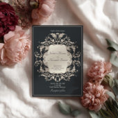 Invitation de mariage baroque de luxe