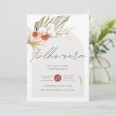 Invitation de mariage belle et élégante (Debout devant)