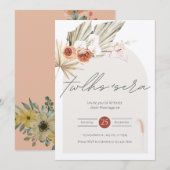 Invitation de mariage belle et élégante (Devant / Derrière)