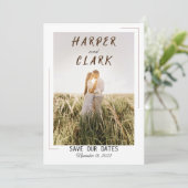 Invitation de mariage belle et glossy personnalisa (Debout devant)