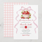 Invitation de mariage Berry in Love (Devant / Derrière)