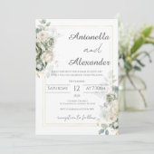 Invitation de mariage bohème (Debout devant)