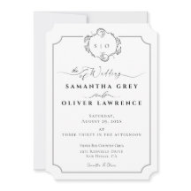 Invitation de mariage bohème moderne
