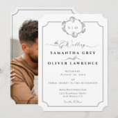 Invitation de mariage bohème moderne (Devant / Derrière)