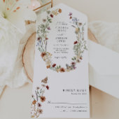 Invitation de mariage Boho All in One