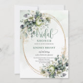 Invitation de mariage botanique de beauté naturell (Devant)