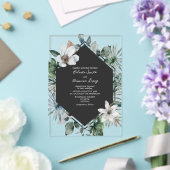 Invitation de mariage botanique tropicale (Insitu (Mariage))