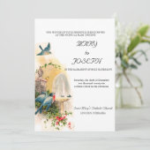 Invitation de mariage catholique (Debout devant)
