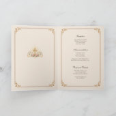 Invitation de mariage catholique traditionnelle (Intérieur)