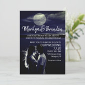 Invitation de mariage céleste (Debout devant)