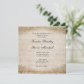 Invitation de mariage chanteur guitare partition (Debout devant)