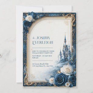 Invitation de mariage Château de conte de fées Ros
