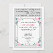 Invitation de mariage Chérir dans l'amitié et l'am (Devant)