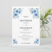 Invitation de mariage chic (Debout devant)
