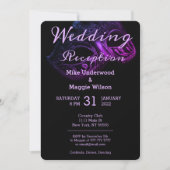 Invitation de mariage chic pour soirée en soirée (Devant)