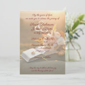 Invitation de mariage chrétien (Debout devant)