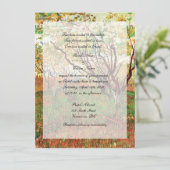 Invitation de mariage chrétien (Debout devant)