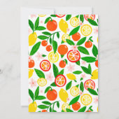 INVITATION DE MARIAGE Citrus Summer Bright MAIN SQ (Dos)