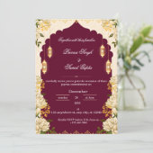 Invitation de mariage classique (Debout devant)
