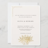 invitation de mariage classique (Dos)