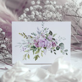 Invitation de mariage classique Lilac Garden