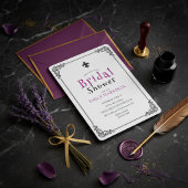 Invitation de mariage classique noir et blanc