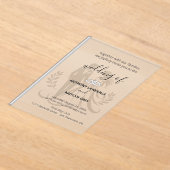 Invitation de mariage classique simple – Personnal (Poser)
