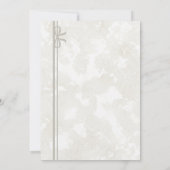 Invitation de mariage classique simple – Sur mesur (Dos)