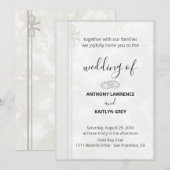 Invitation de mariage classique simple – Sur mesur (Devant / Derrière)