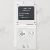 Invitation de mariage console de jeu portable Retr (Devant)