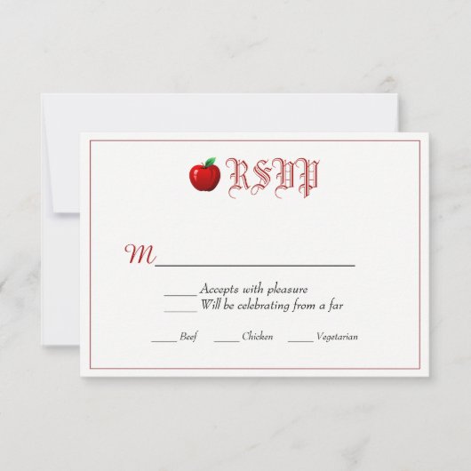 Invitation de mariage contes de fées (Devant)