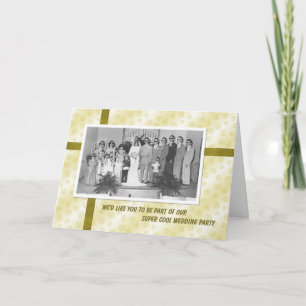 Invitation de mariage cool