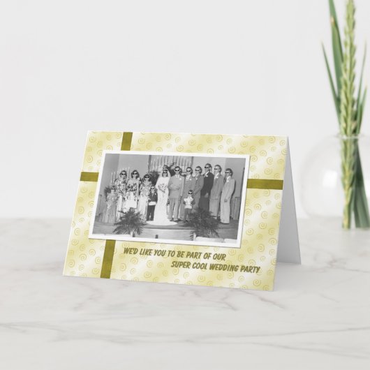Invitation de mariage cool (Devant)