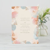 Invitation de mariage Coquillage de la Côte (Debout devant)