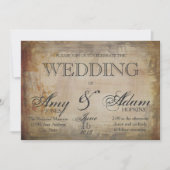 Invitation de mariage crâne gothique (Devant)