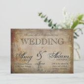 Invitation de mariage crâne gothique (Debout devant)