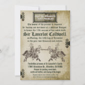 Invitation de mariage d'anniversaire de la Renaiss (Devant)