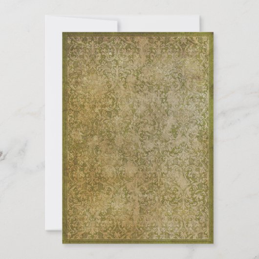 Invitation de mariage d'anniversaire Renaissance m (Dos)